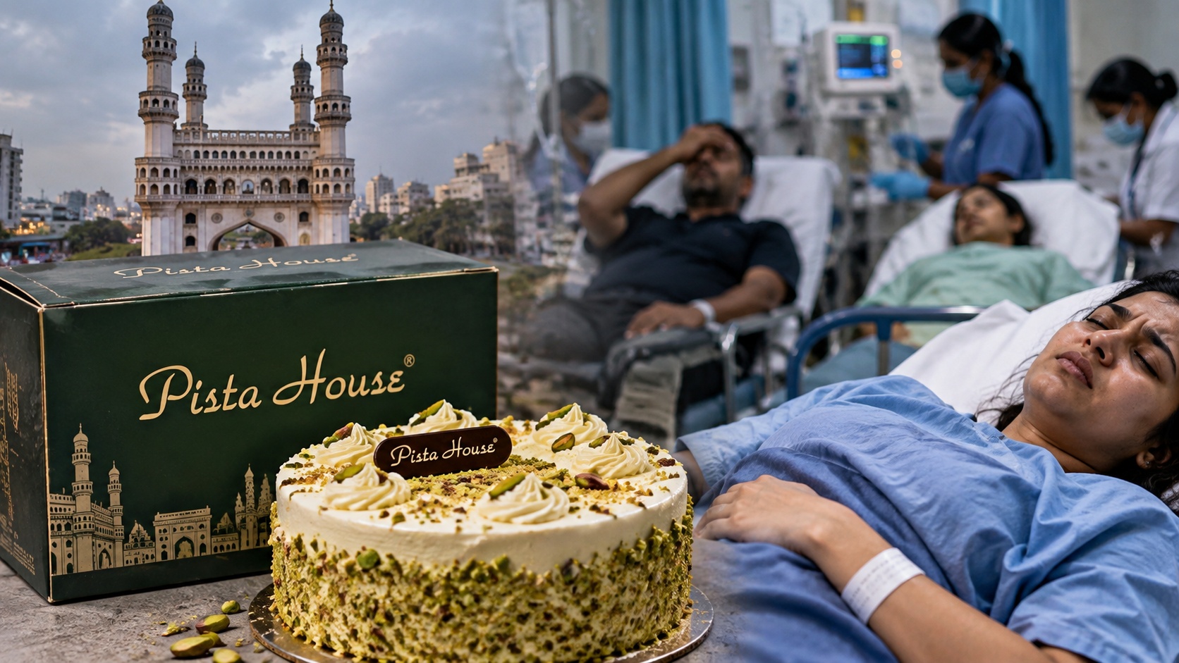 Three Fall Ill After Eating Cake From Pista House Outlet in Uppal