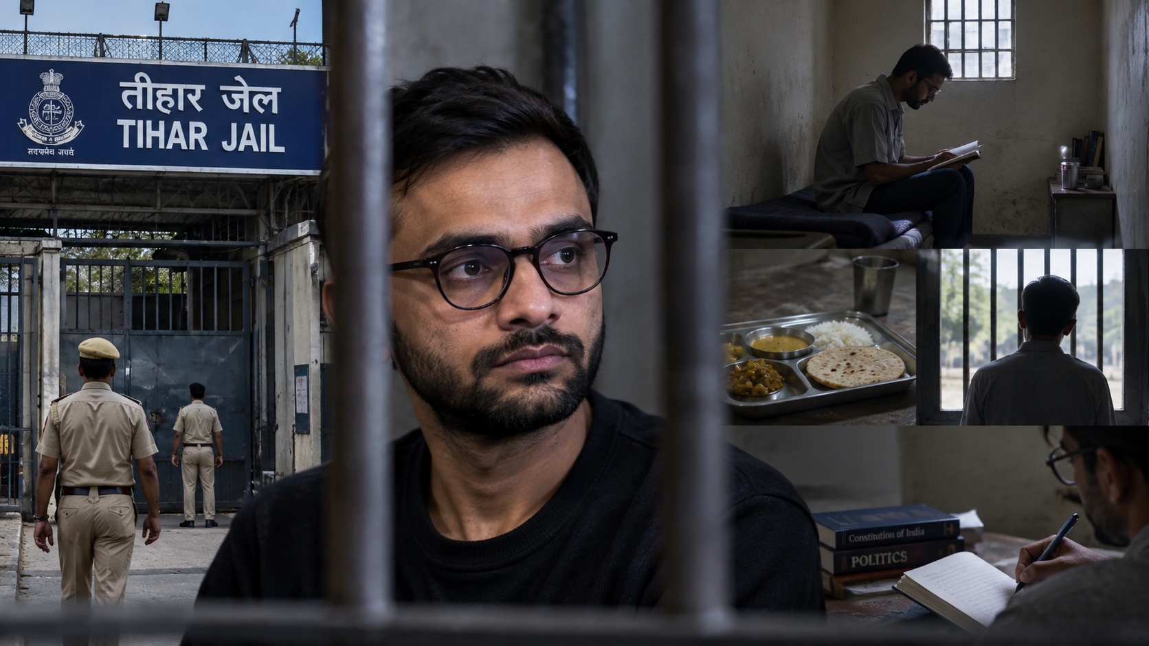 Umar Khalid Describes Six Years in Tihar Jail, Daily Struggles and Anxiety