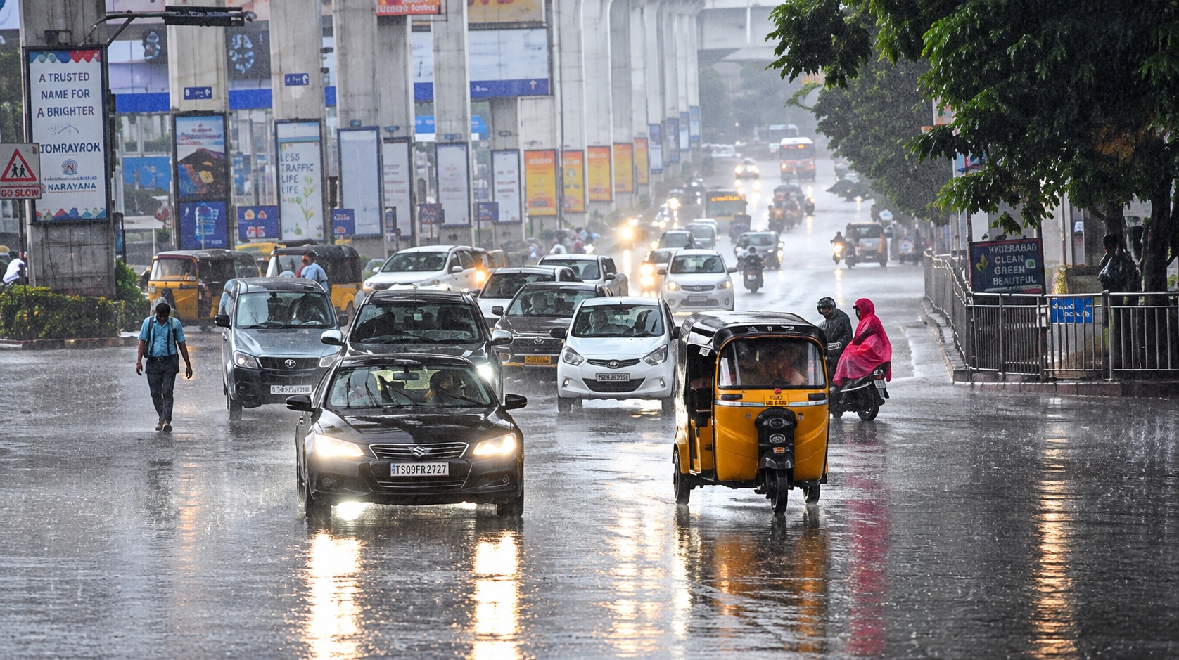 Heavy Monsoon Rains Lash Telangana, Siddipet Records State's Highest Rainfall
